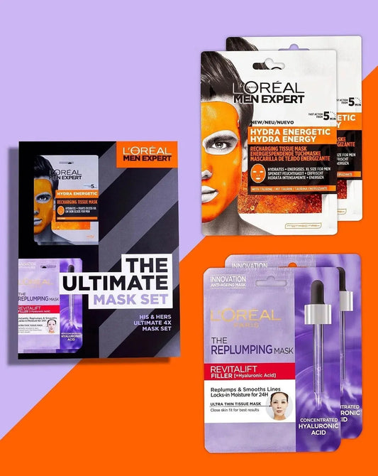 LOREAL Men Expert The Ultimate Mask Gift Set Pack of 2 LorealAmbient Beauty