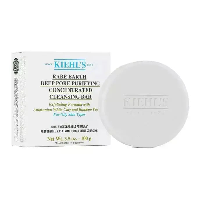 KIEHL'S Rare Earth Deep Pore Purifying Concentrated Cleansing Bar 100g Kiehl'sAmbient Beauty