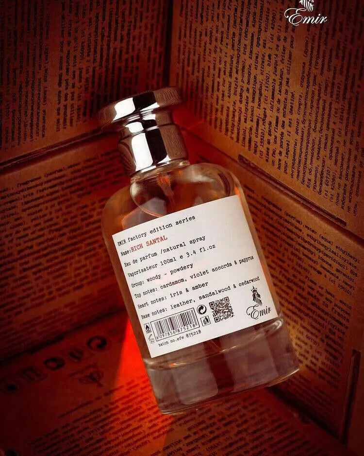 EMIR Factory Edition Rich Santal Eau De Parfum 100ml by Paris Corner Paris Corner Ambient Beauty