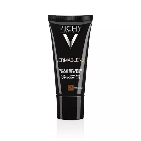 VICHY Dermablend Fluid Corrective Foundation Shade 75 Espresso 30ml VichyAmbient Beauty