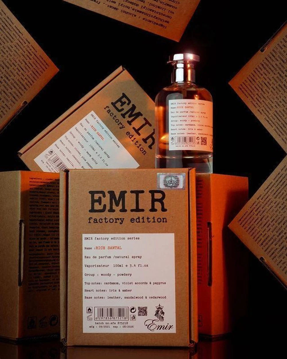 EMIR Factory Edition Rich Santal Eau De Parfum 100ml by Paris Corner Paris Corner Ambient Beauty