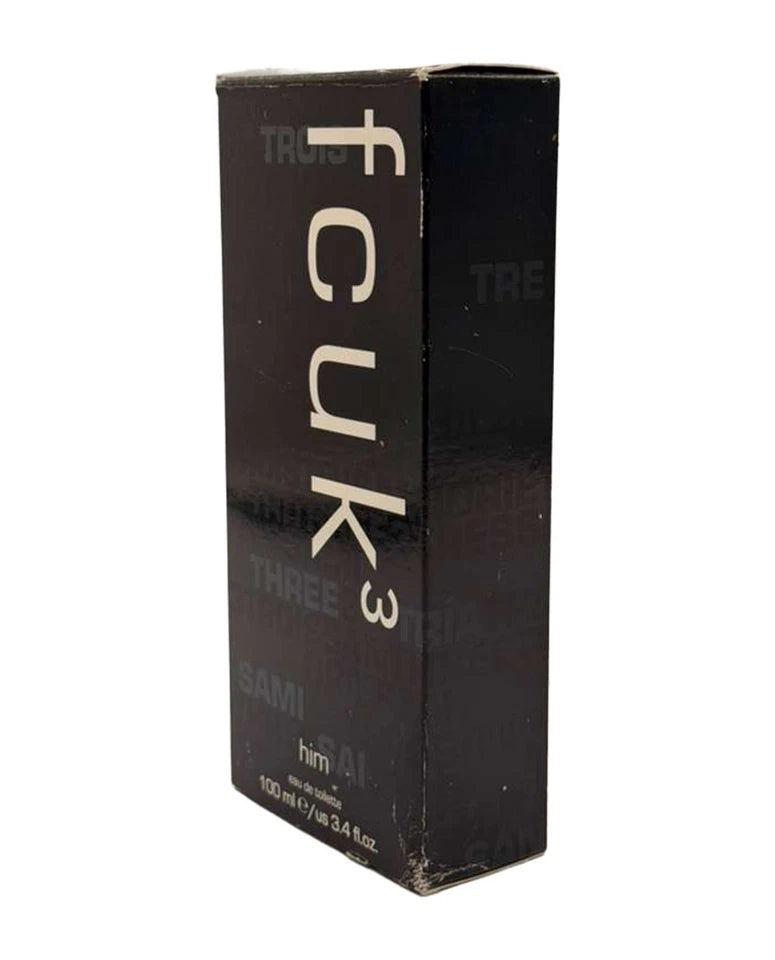French Connection FCUK 3 Him Eau de Toilette 100ml For Men