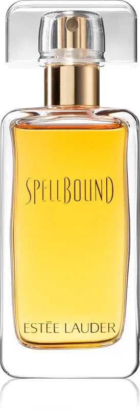 Estée Lauder Spellbound perfume bottle on a white background
