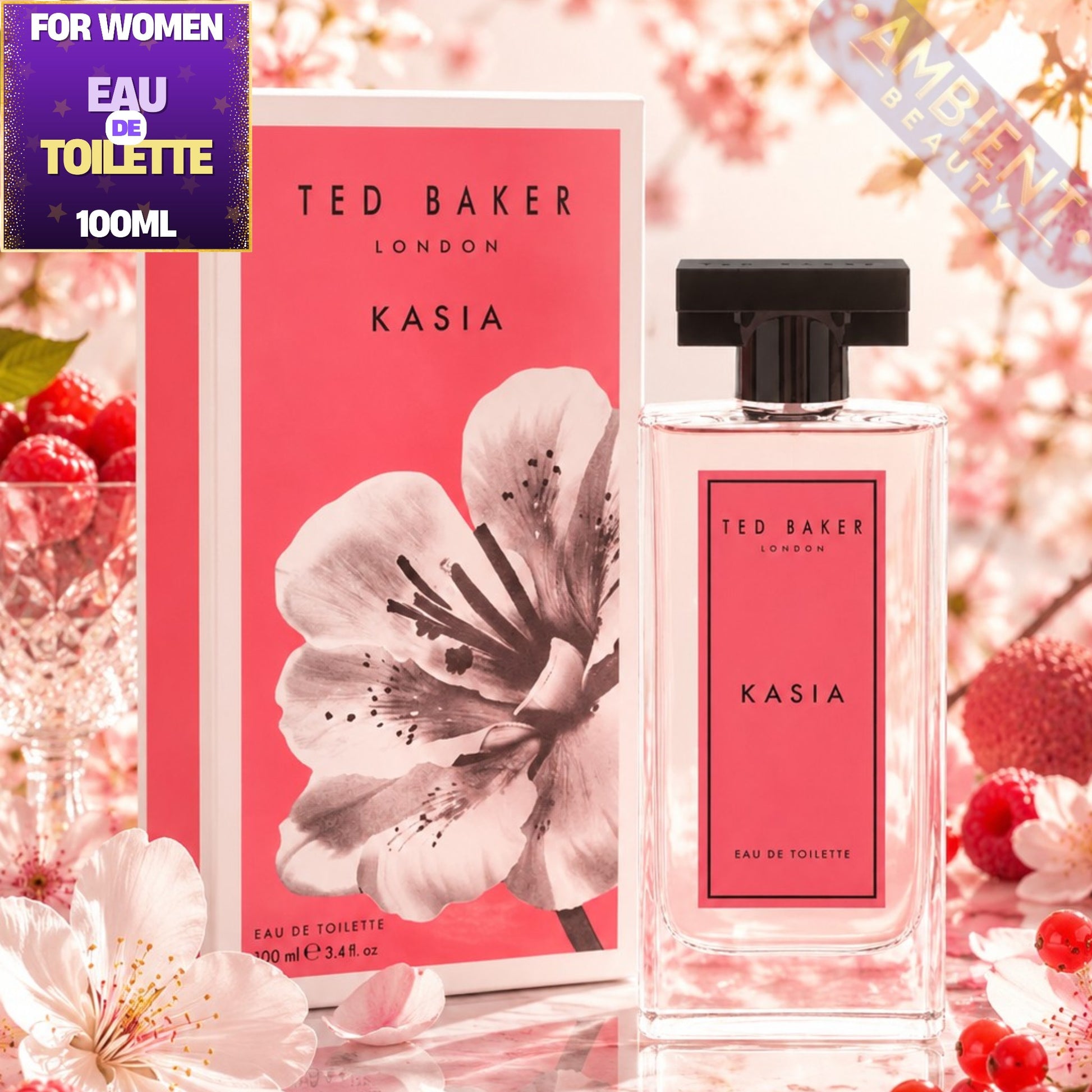 Ted Baker Floralicious Kasia Eau de Toilette Bottle