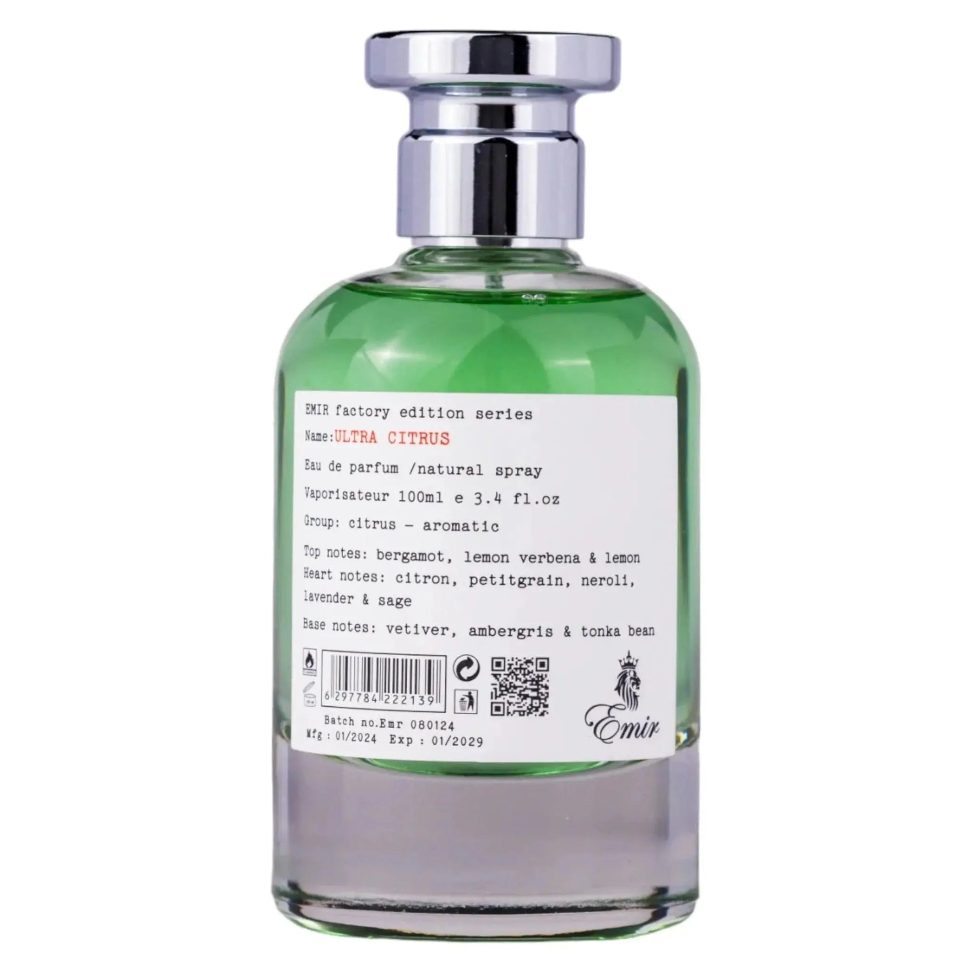 EMIR Factory Edition Ultra Citrus Eau De Parfum 100ml by Paris Corner Paris Corner Ambient Beauty