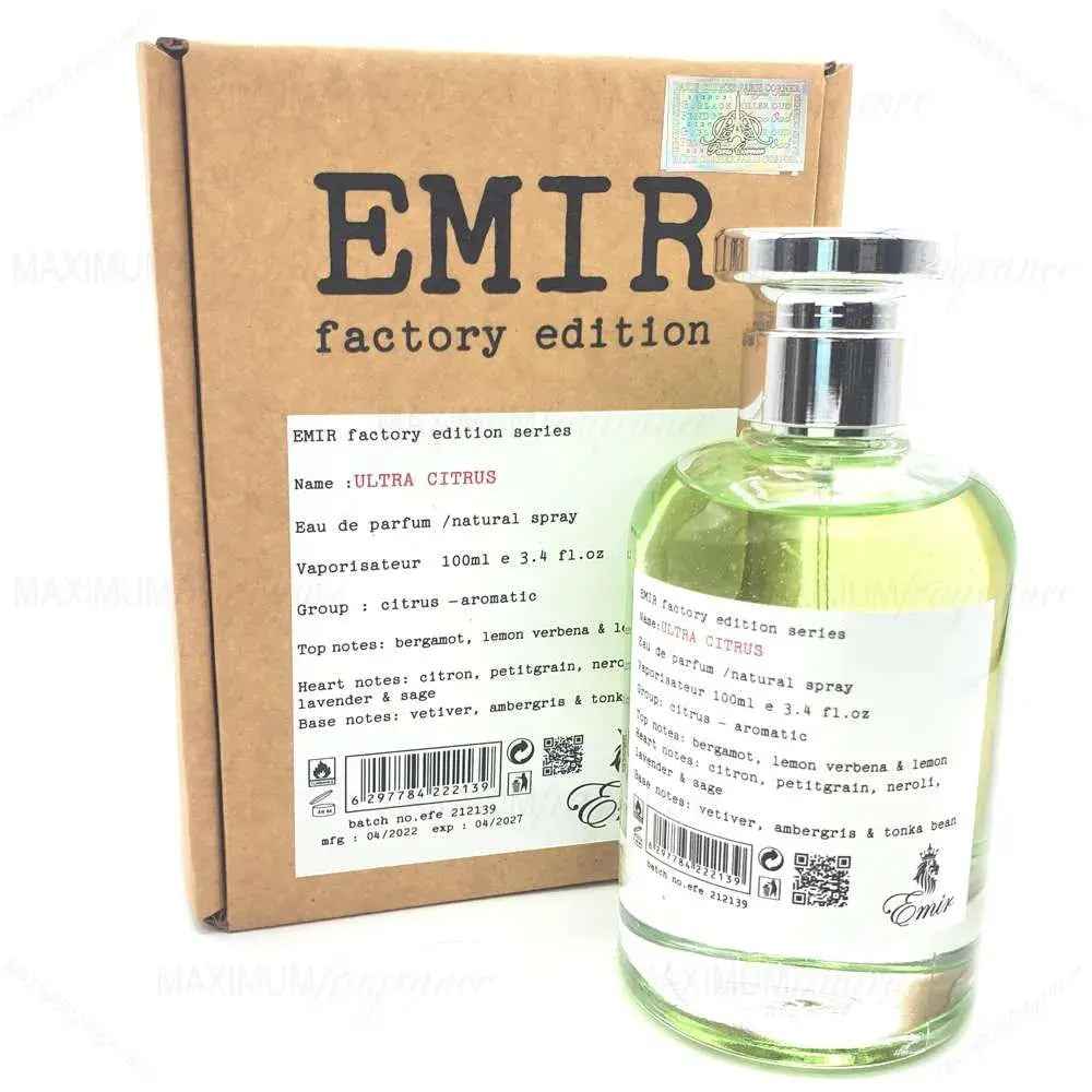 EMIR Factory Edition Ultra Citrus Eau De Parfum 100ml by Paris Corner Paris Corner Ambient Beauty