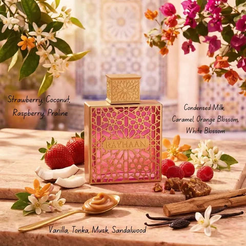 Rayhaan Kiss Sweet Fruity Gourmand Floral EDP 100ml For Women