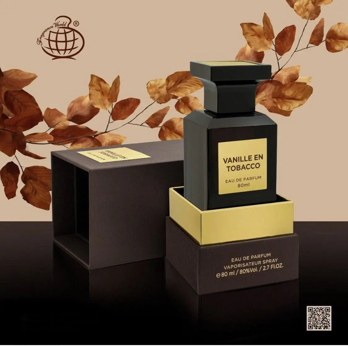 FRAGRANCE WORLD Vanilla En Tobacco Eau De Parfum 80ml Fragrance World Ambient Beauty