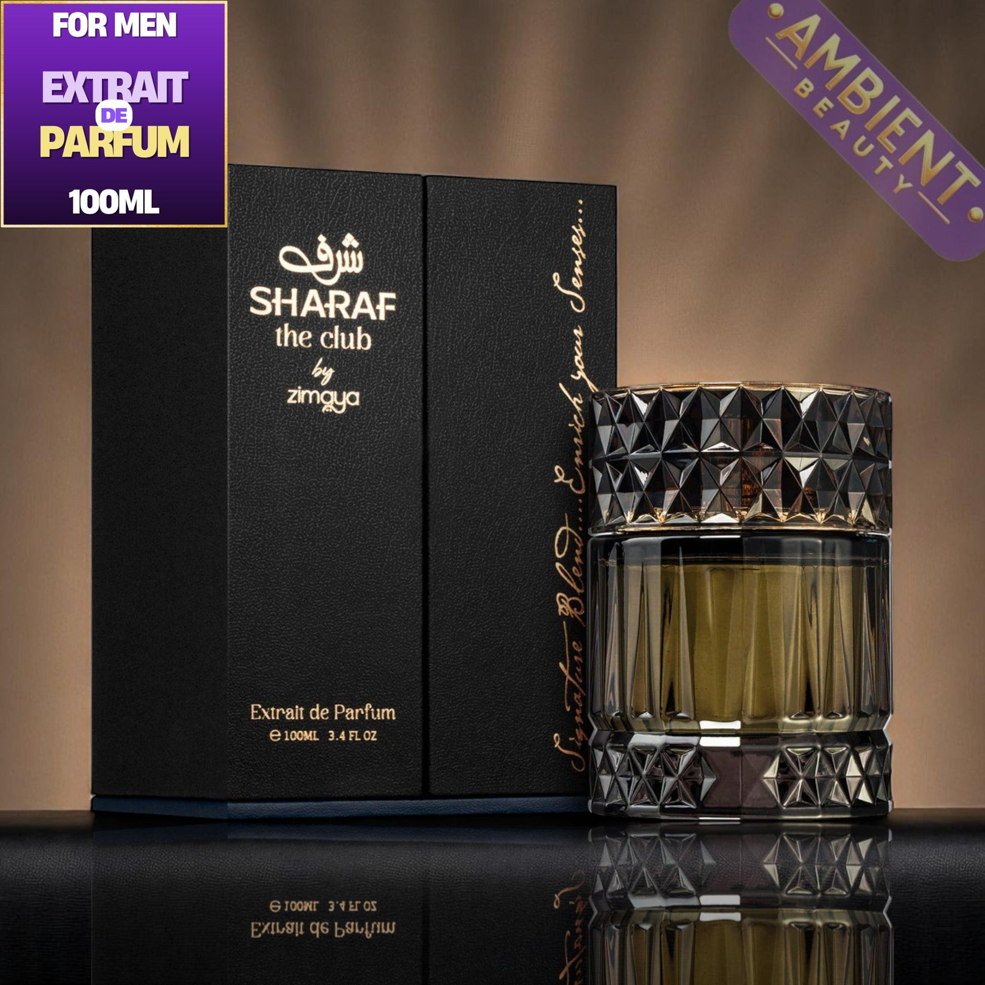 ZIMAYA Sharaf The Club Extrait De Parfum 100ml Zimaya Ambient Beauty